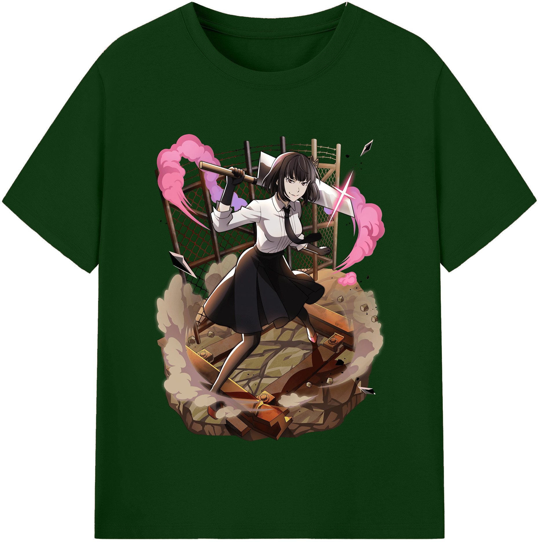 （画像用） 文豪ストレイドッグス Bungo Stray Dogs 綿100％半袖Tシャツ（フロントプリント）